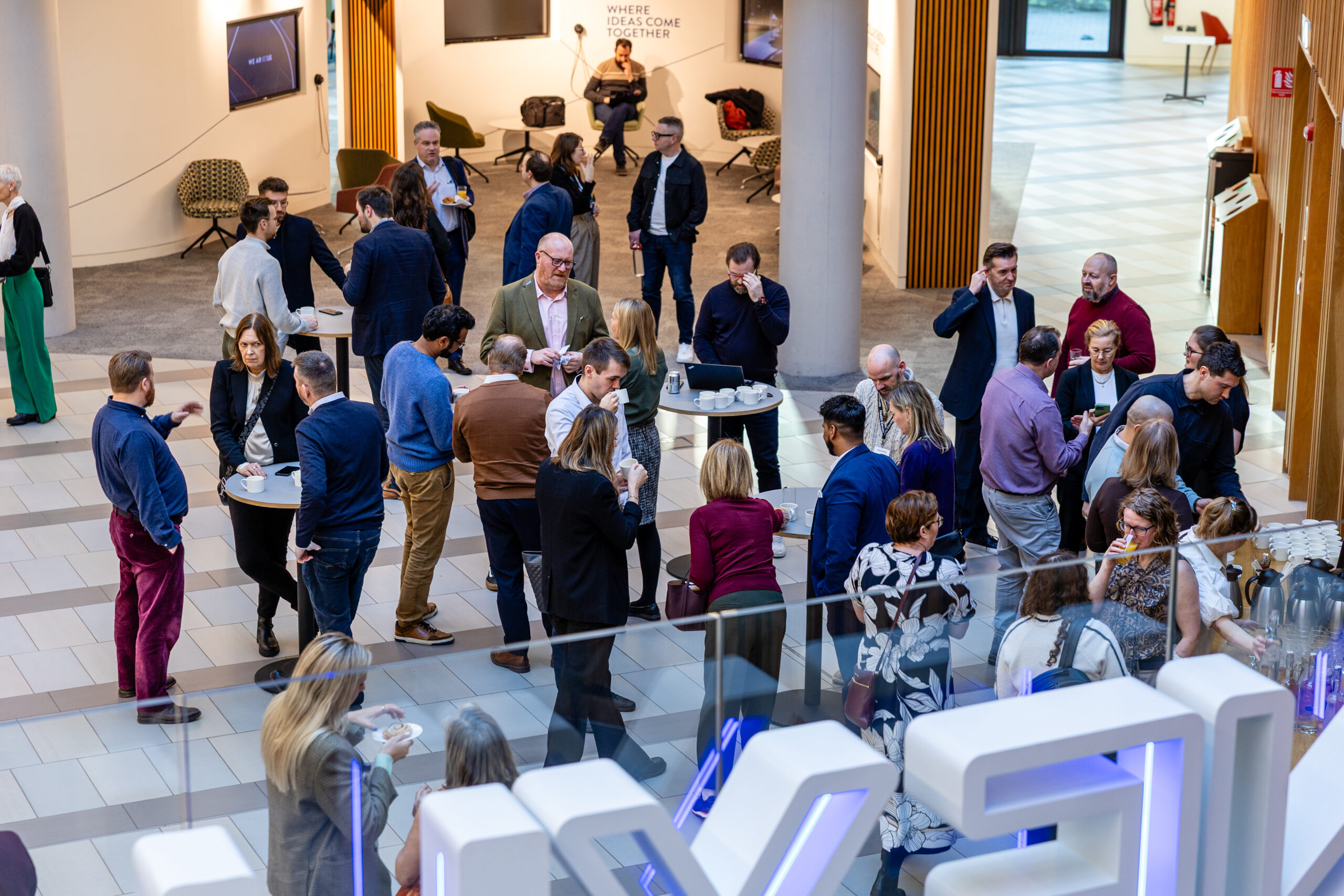 Attendees at Nexus in Leeds at a Propel programme event.